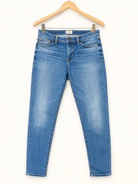 HUDSON Krista Crop Super Skinny Jeans Women’s Size 28 Medium Wash Stretch Denim